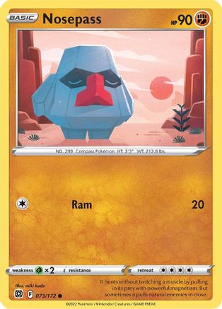 Image of Nosepass (073/172) [Sword & Shield: Brilliant Stars]