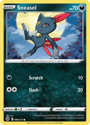 Image of Sneasel (086/172) [Sword & Shield: Brilliant Stars]
