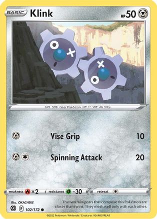Image of Klink (102/172) [Sword & Shield: Brilliant Stars]