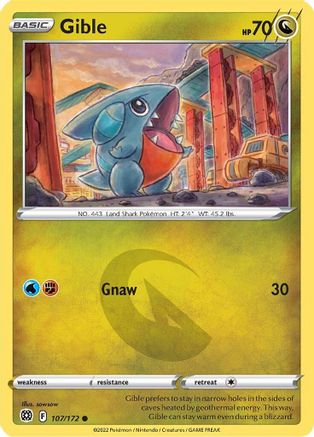 Image of Gible (107/172) [Sword & Shield: Brilliant Stars]