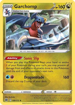 Image of Garchomp (109/172) [Sword & Shield: Brilliant Stars]