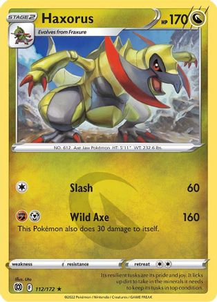 Image of Haxorus (112/172) [Sword & Shield: Brilliant Stars]