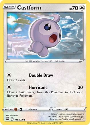 Image of Castform (116/172) [Sword & Shield: Brilliant Stars]
