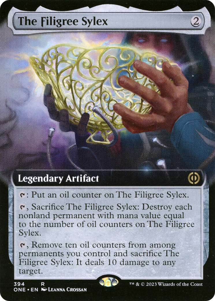 Image of The Filigree Sylex (Extended Art) [Phyrexia: All Will Be One]