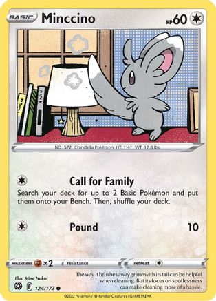 Image of Minccino (124/172) [Sword & Shield: Brilliant Stars]