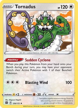Image of Tornadus (126/172) [Sword & Shield: Brilliant Stars]