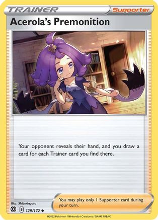 Image of Acerola's Premonition (129/172) [Sword & Shield: Brilliant Stars]