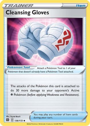 Image of Cleansing Gloves (136/172) [Sword & Shield: Brilliant Stars]