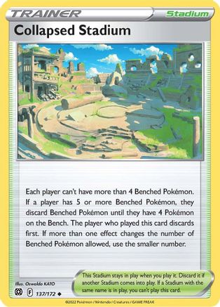 Image of Collapsed Stadium (137/172) [Sword & Shield: Brilliant Stars]