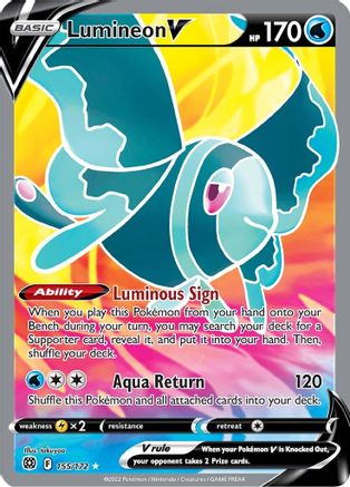 Image of Lumineon V (155/172) [Sword & Shield: Brilliant Stars]