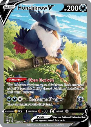 Image of Honchkrow V (162/172) [Sword & Shield: Brilliant Stars]