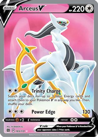 Image of Arceus V (165/172) [Sword & Shield: Brilliant Stars]