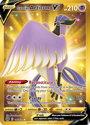 Image of Galarian Articuno V (181/172) [Sword & Shield: Brilliant Stars]