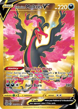Image of Galarian Moltres V (183/172) [Sword & Shield: Brilliant Stars]