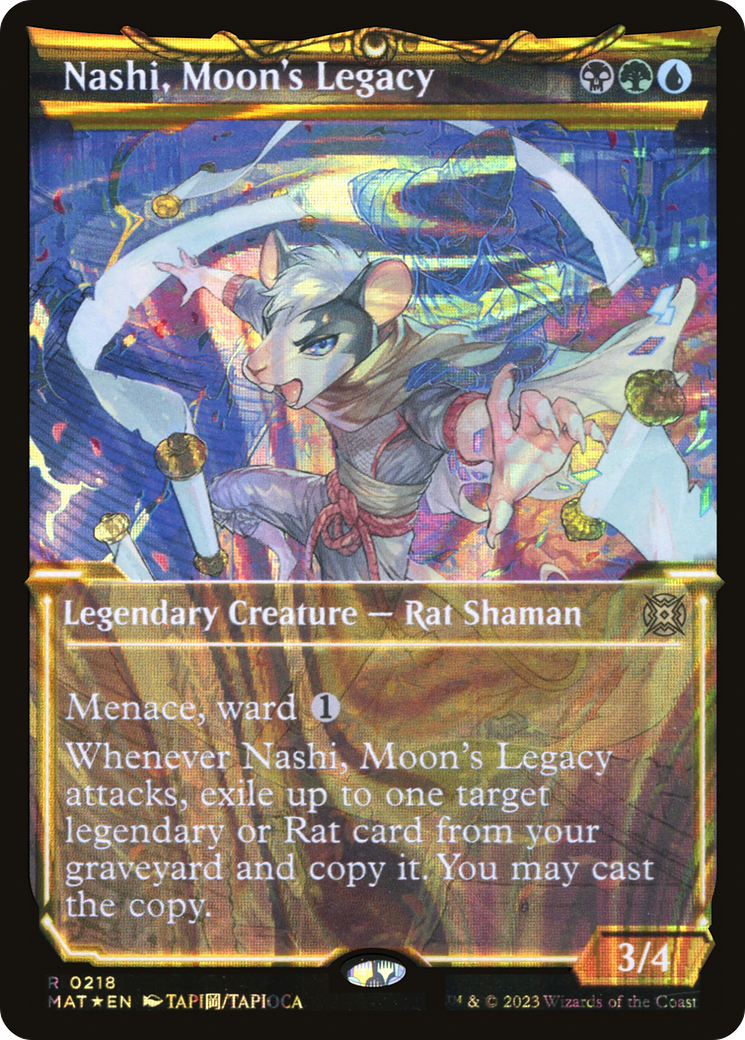 Image of Nashi, Moon's Legacy (Showcase Halo Foil) [March of the Machine: The Aftermath]