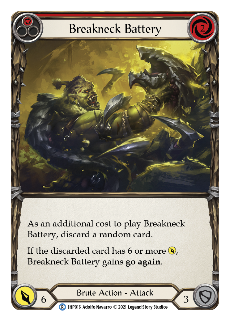 Image of Breakneck Battery (Red) [1HP016] (History Pack 1)