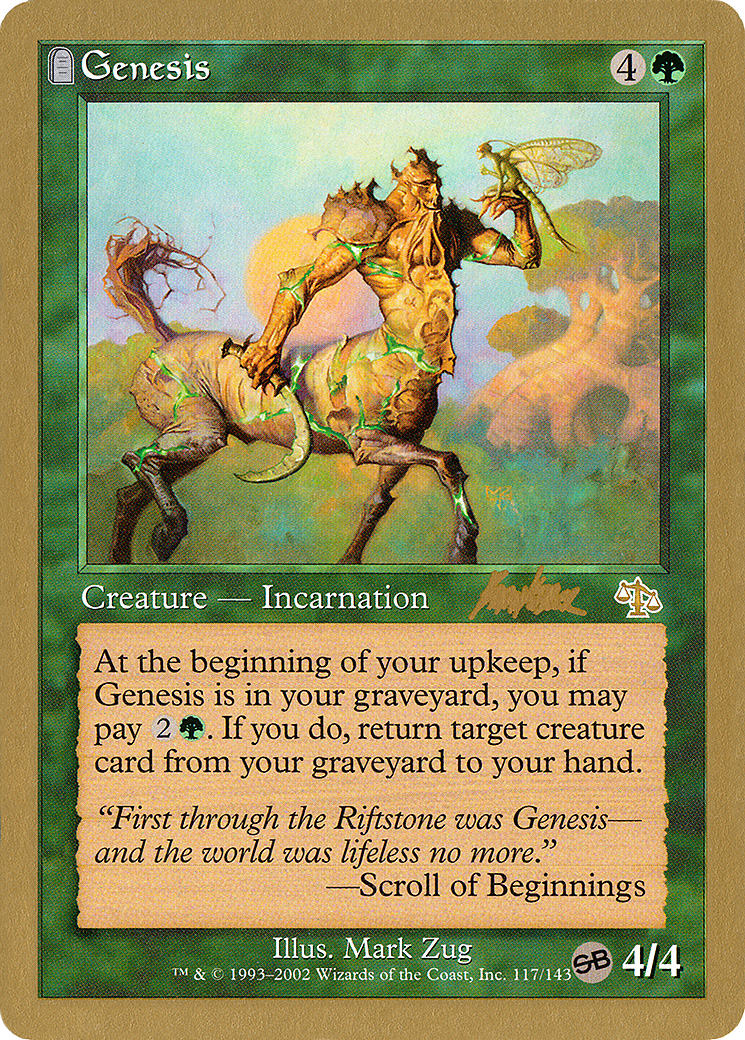 Image of Genesis (Brian Kibler) (SB) [World Championship Decks 2002]
