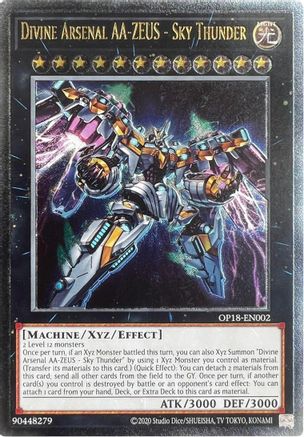 Image of Divine Arsenal AA-ZEUS - Sky Thunder [OP18-EN002] Ultimate Rare