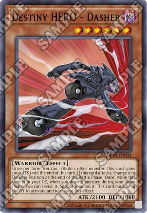 Image of Destiny HERO - Dasher [OP18-EN004] Super Rare