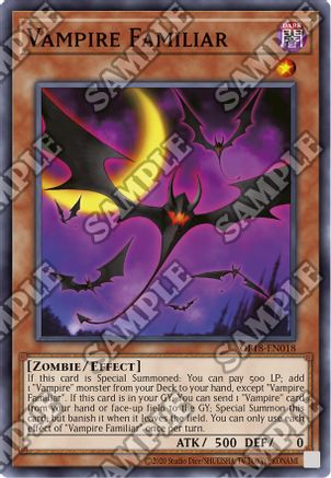 Image of Vampire Familiar [OP18-EN018] Common