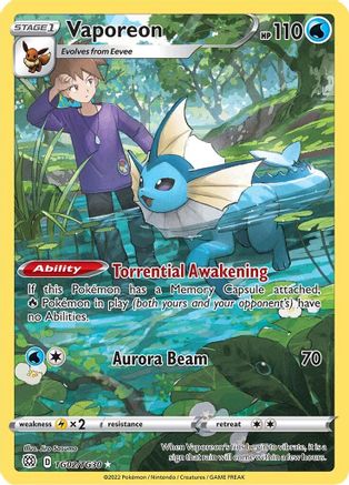 Image of Vaporeon (TG02/TG30) [Sword & Shield: Brilliant Stars]