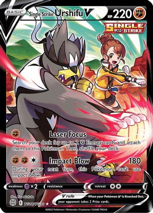 Image of Single Strike Urshifu V (TG18/TG30) [Sword & Shield: Brilliant Stars]