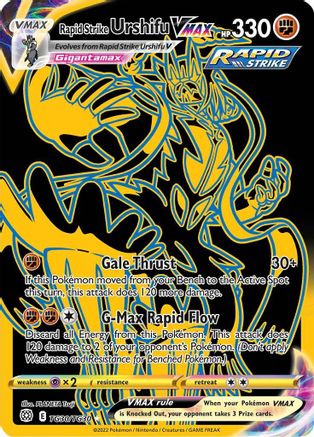 Image of Rapid Strike Urshifu VMAX (TG30/TG30) [Sword & Shield: Brilliant Stars]