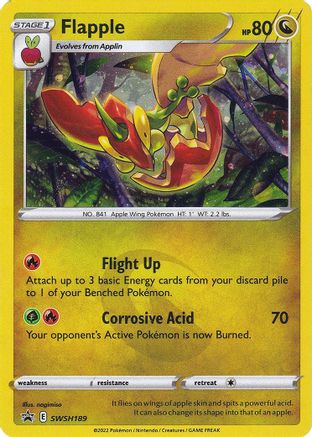 Image of Flapple (SWSH189) [Sword & Shield: Black Star Promos]