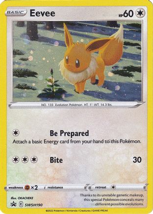 Image of Eevee (SWSH190) [Sword & Shield: Black Star Promos]
