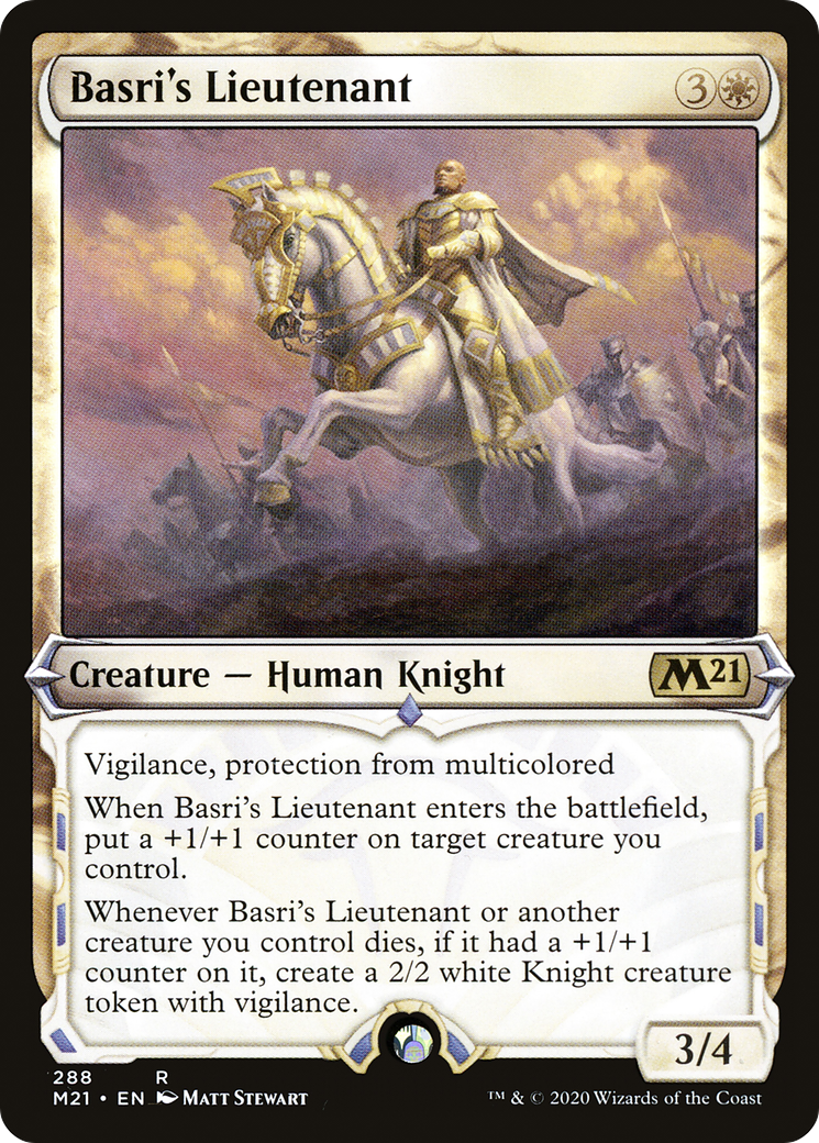Image of Basri's Lieutenant (Showcase) [Core Set 2021]