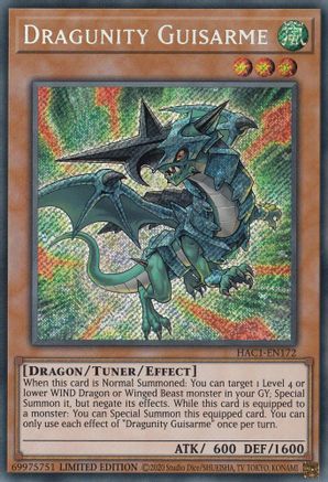 Image of Dragunity Guisarme [HAC1-EN172] Secret Rare