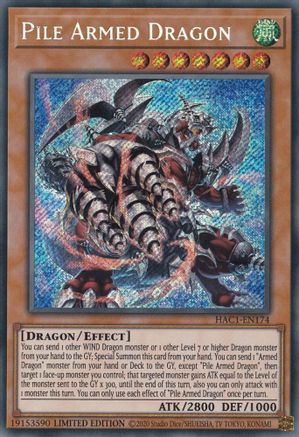 Image of Pile Armed Dragon [HAC1-EN174] Secret Rare