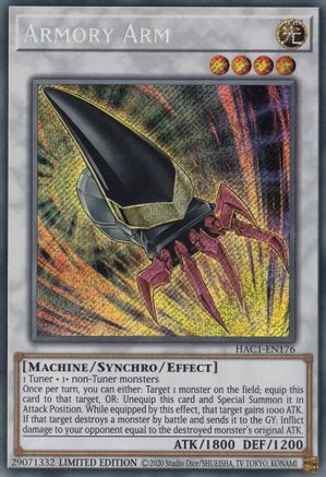 Image of Armory Arm [HAC1-EN176] Secret Rare