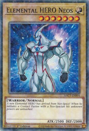 Image of Elemental HERO Neos (Duel Terminal) [HAC1-EN004] Parallel Rare