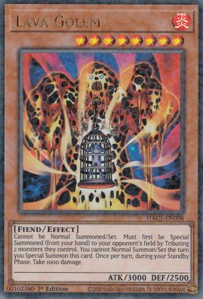 Image of Lava Golem (Duel Terminal) [HAC1-EN008] Parallel Rare
