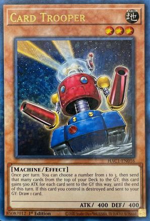 Image of Card Trooper (Duel Terminal) [HAC1-EN016] Parallel Rare