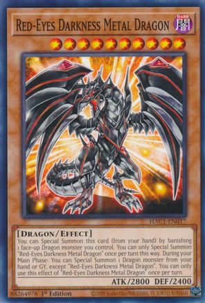 Image of Red-Eyes Darkness Metal Dragon [HAC1-EN017] Common