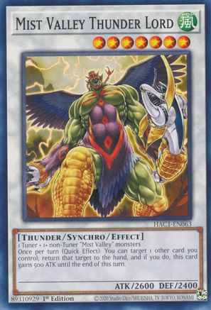 Image of Mist Valley Thunder Lord [HAC1-EN063] Common