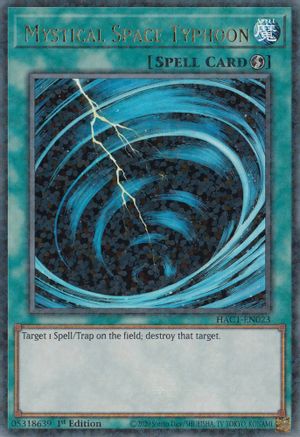 Image of Mystical Space Typhoon (Duel Terminal) [HAC1-EN023] Parallel Rare