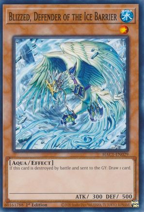 Image of Blizzed, Defender of the Ice Barrier [HAC1-EN029] Common