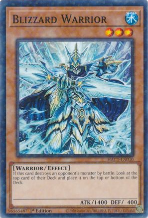 Image of Blizzard Warrior (Duel Terminal) [HAC1-EN030] Parallel Rare