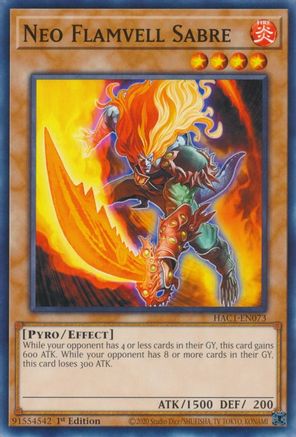 Image of Neo Flamvell Sabre [HAC1-EN073] Common