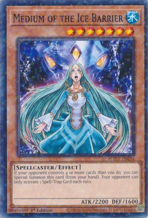 Image of Medium of the Ice Barrier (Duel Terminal) [HAC1-EN034] Parallel Rare