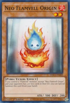 Image of Neo Flamvell Origin [HAC1-EN069] Common