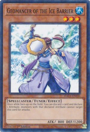 Image of Geomancer of the Ice Barrier (Duel Terminal) [HAC1-EN036] Parallel Rare