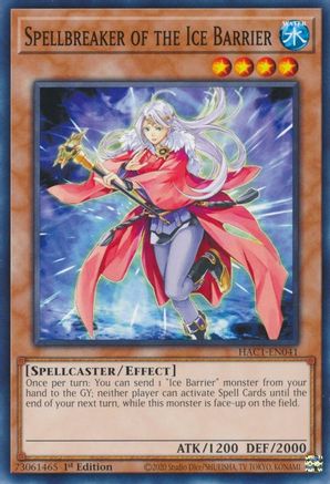 Image of Spellbreaker of the Ice Barrier [HAC1-EN041] Common