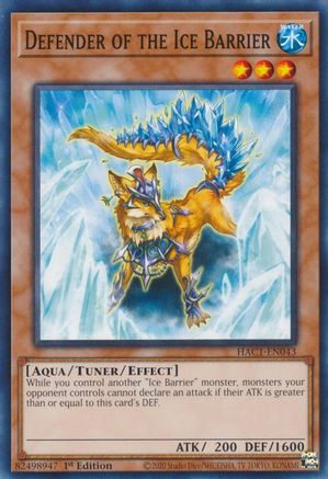 Image of Defender of the Ice Barrier [HAC1-EN043] Common