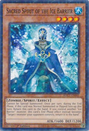 Image of Sacred Spirit of the Ice Barrier (Duel Terminal) [HAC1-EN045] Parallel Rare