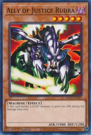 Image of Ally of Justice Rudra [HAC1-EN079] Common