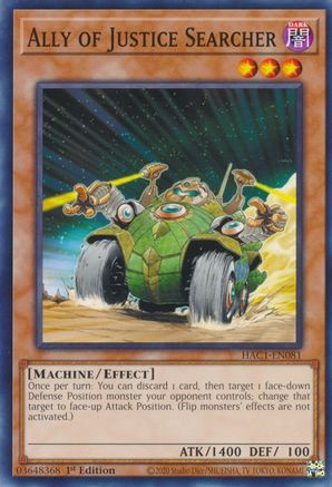 Image of Ally of Justice Searcher [HAC1-EN081] Common